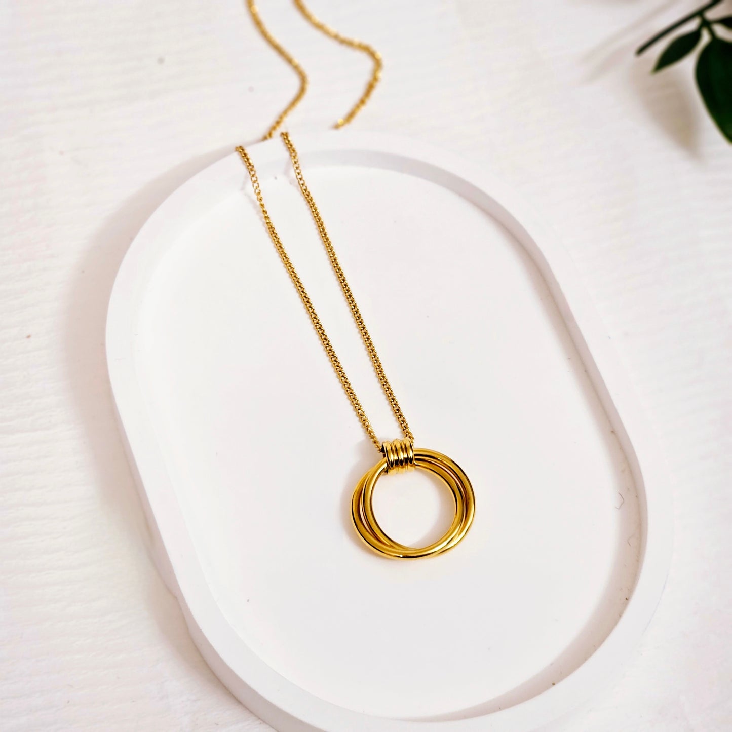 Circle Statement Necklace