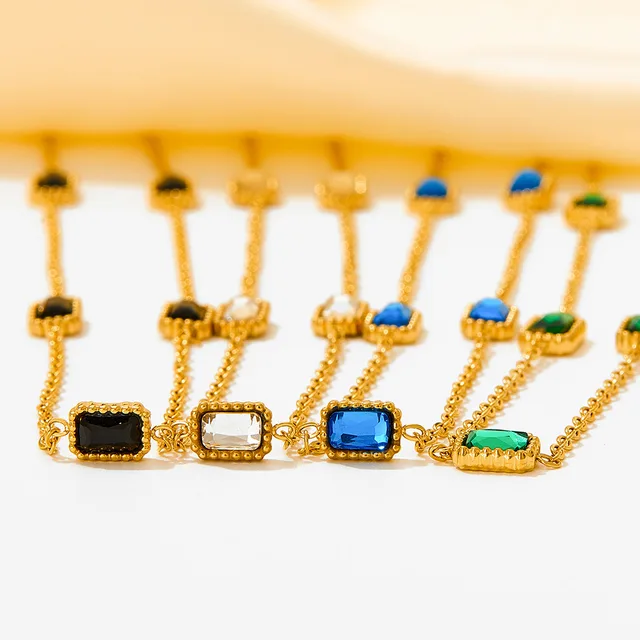 Summer Nights - Square Zirconia Bracelet