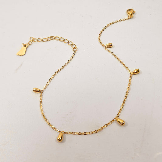 Tear Dangle Anklet
