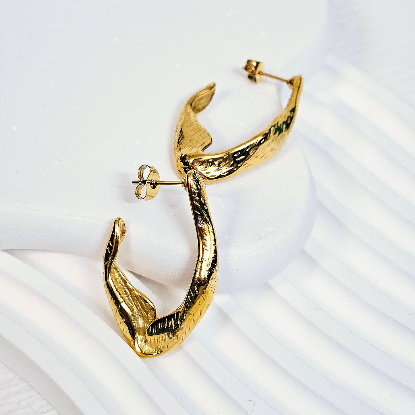 Irregular Half Kite Earrings