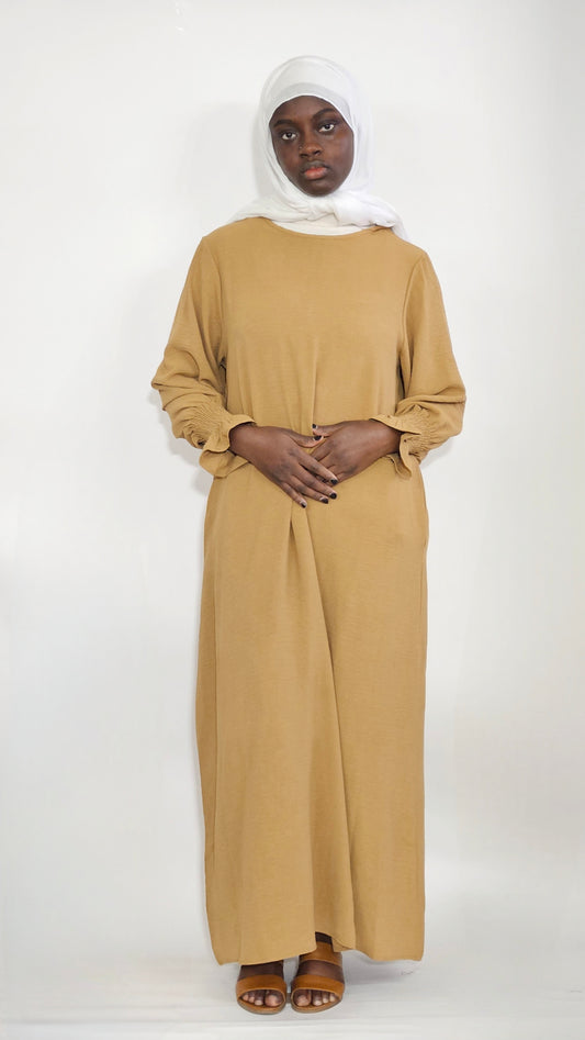Everyday Abaya - Tan Mustard