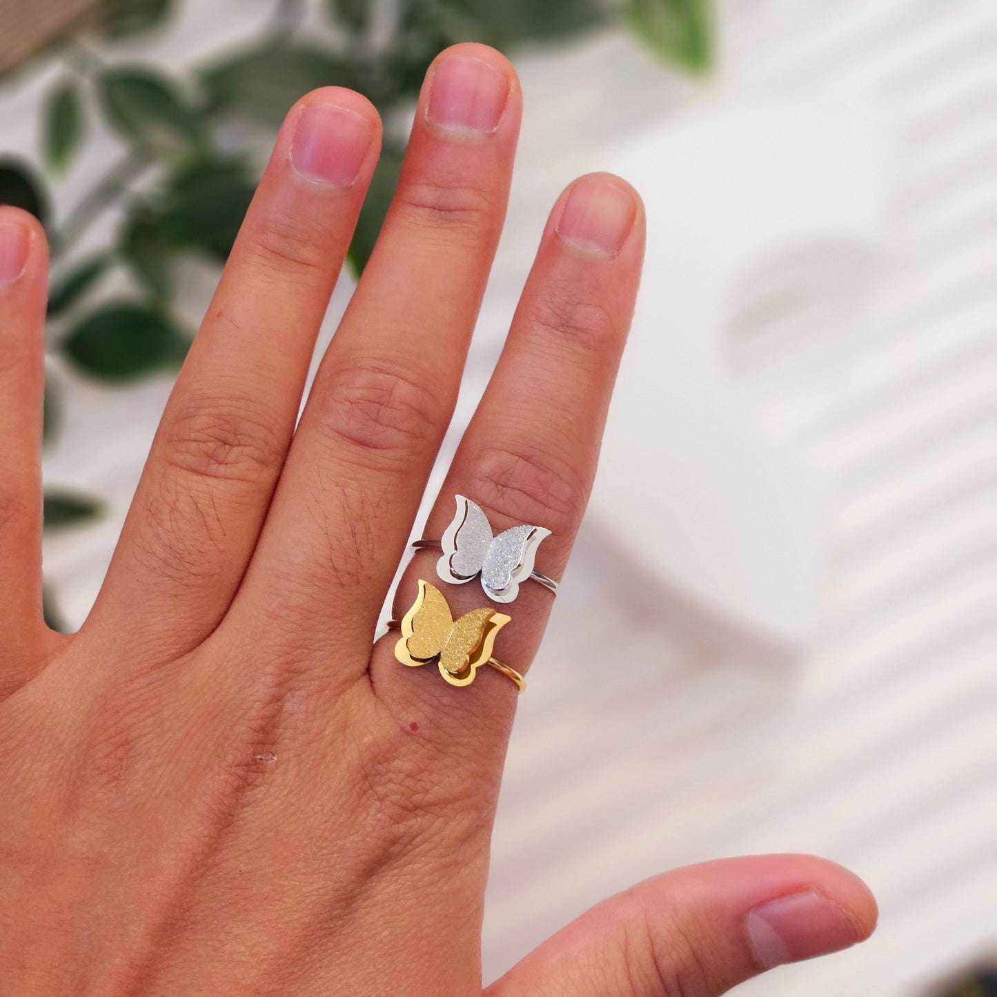 Butterfly Adjustable Ring