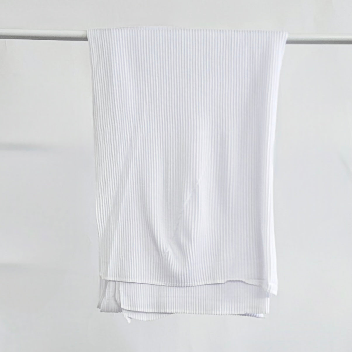 Ribbed Jersey - White