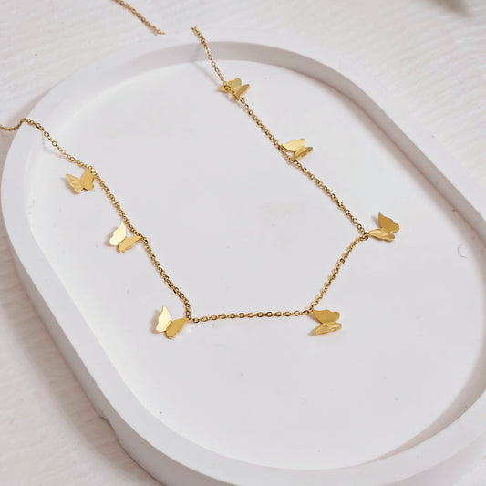 Dangling Butterfly Necklace