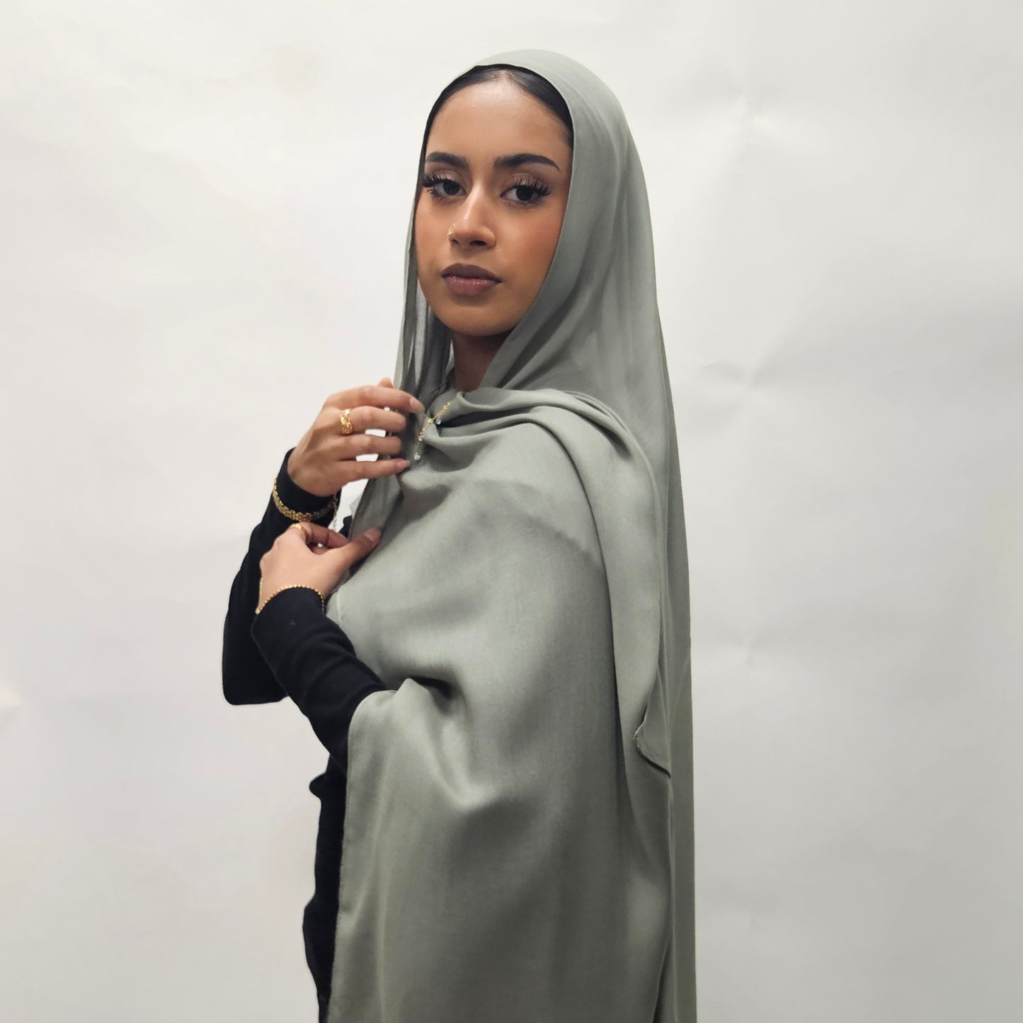 Premium Bamboo Modal - Sage Grey