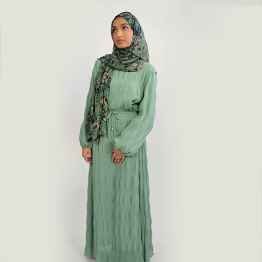 Ripple Dress - Turquoise