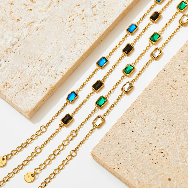 Summer Nights - Square Zirconia Bracelet
