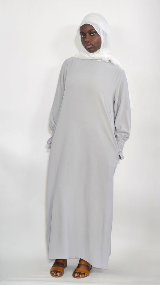 Everyday Abaya - Light Grey