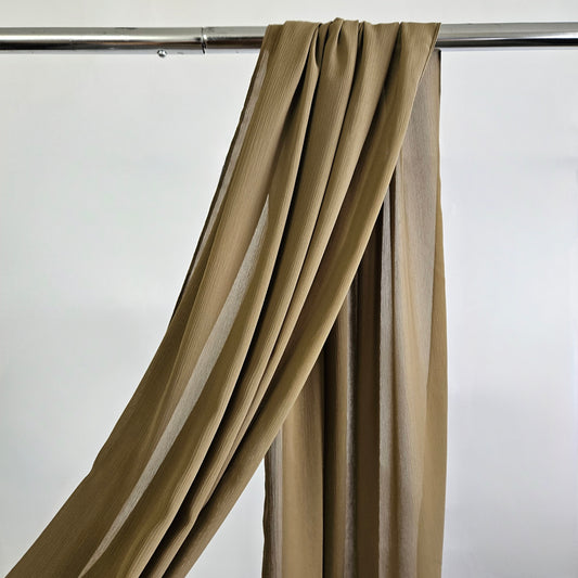 Luxury Crepe Chiffon - Olive