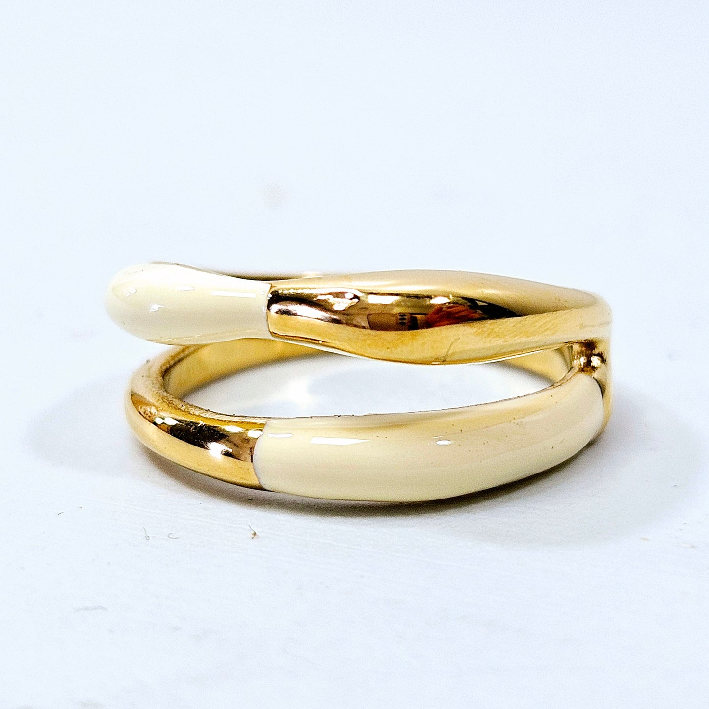 White & Gold Ring