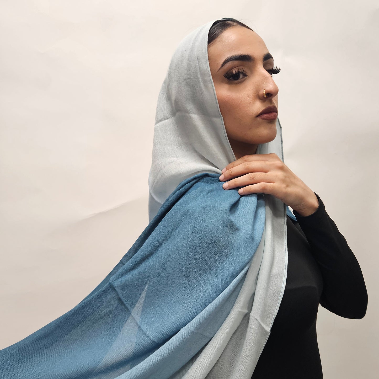 Blue Ombre - Printed Modal