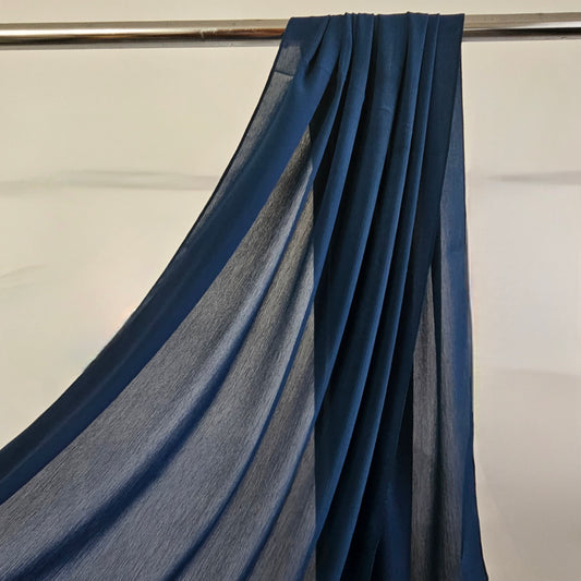 Luxury Crepe Chiffon - Peacock
