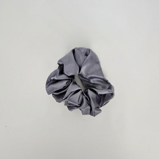 Satin Scrunchie - Dark Grey