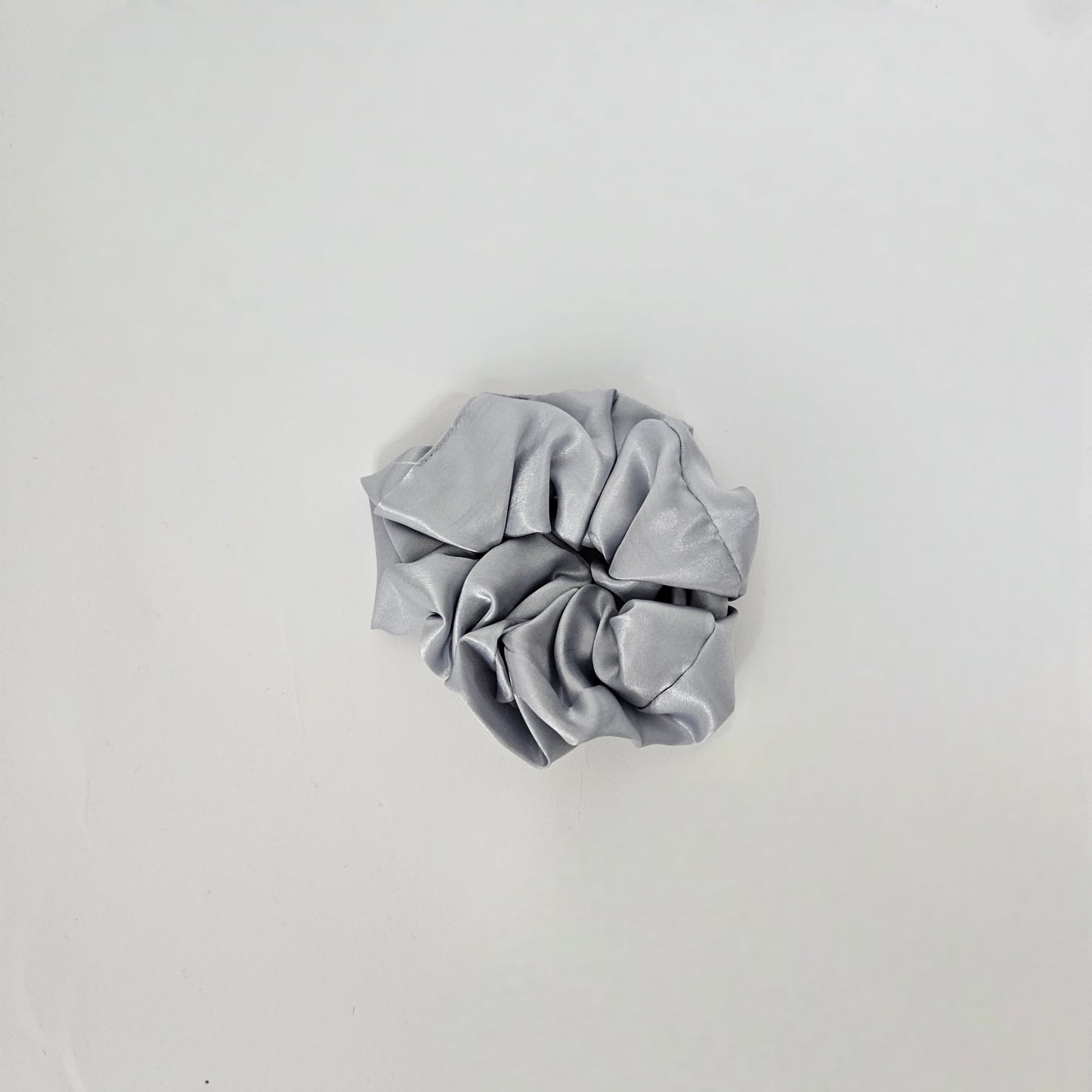 Satin Scrunchie - Grey
