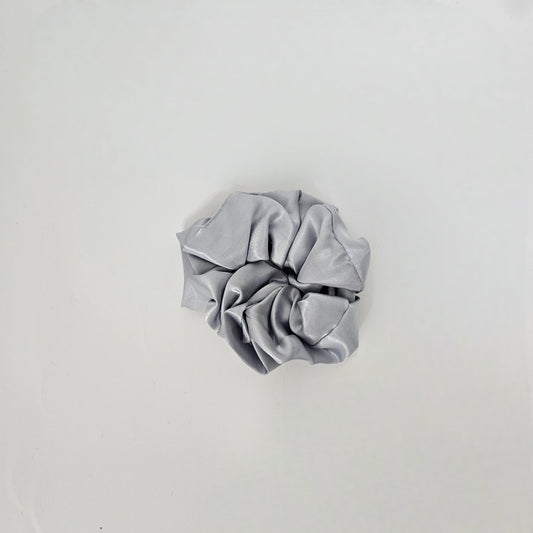 Satin Scrunchie - Grey