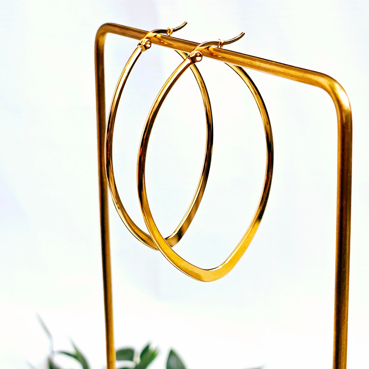 Kite Flat Statement Earrings