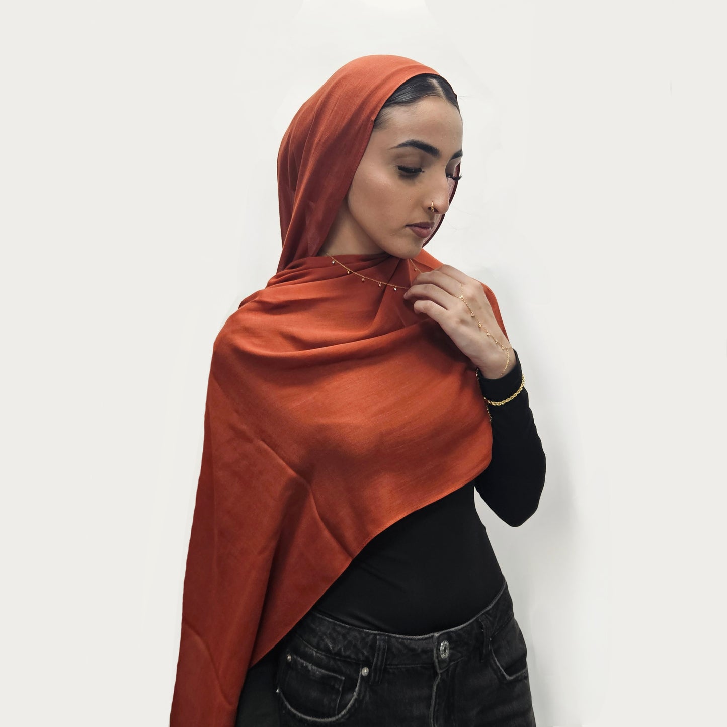 Premium Bamboo Modal - Rust Red