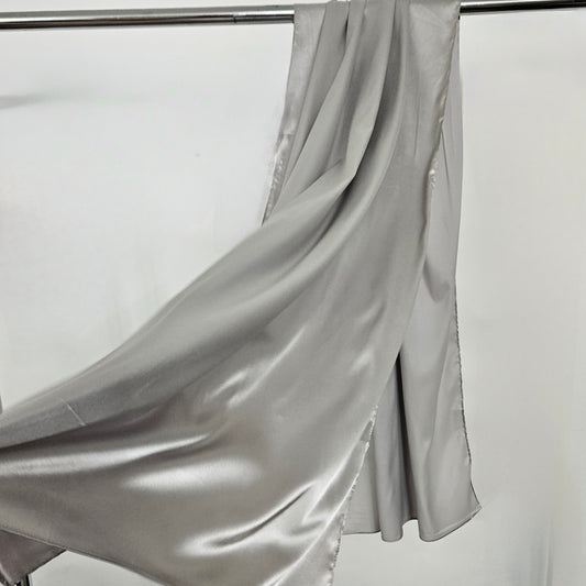 Luxury Satin - Silver Grey