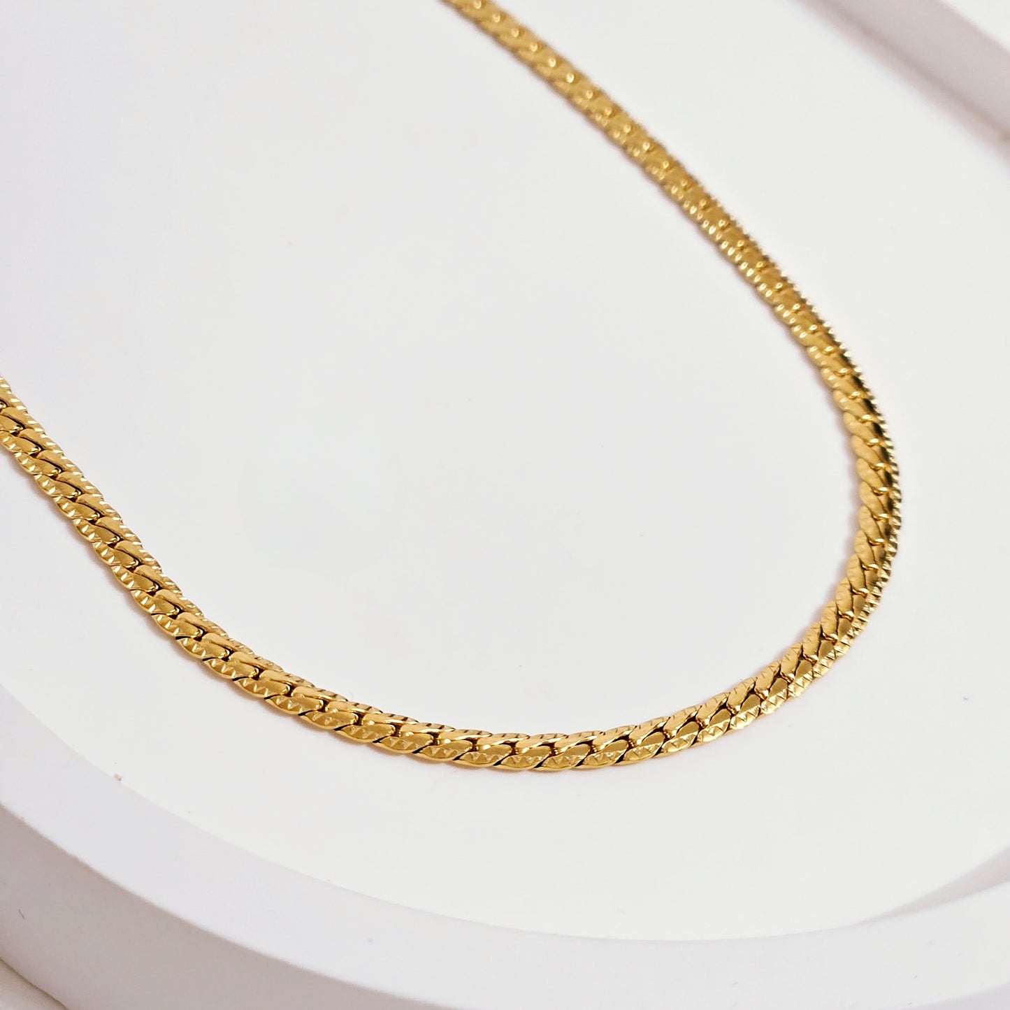 Thin Cuban Chain - Gold