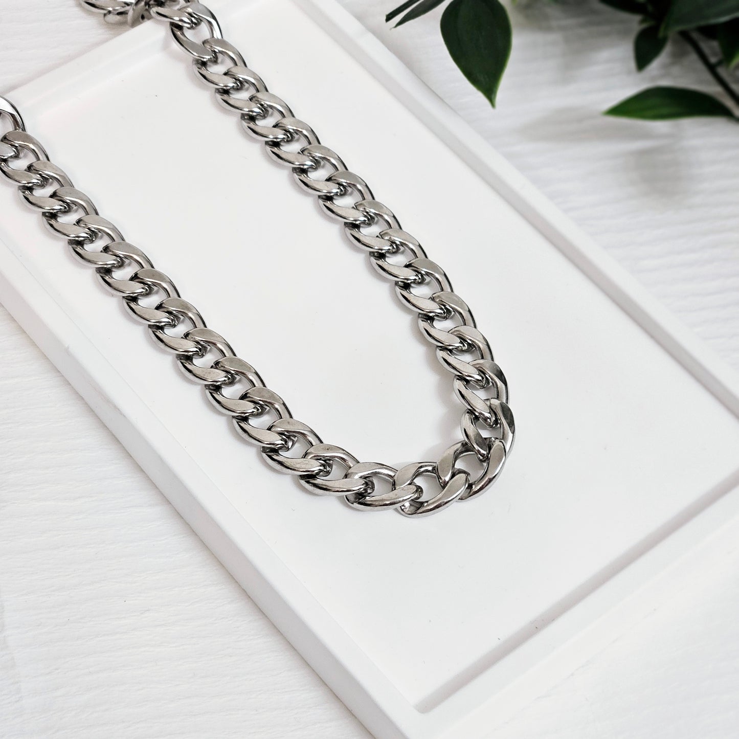 Thick Cuban Chain - Silver