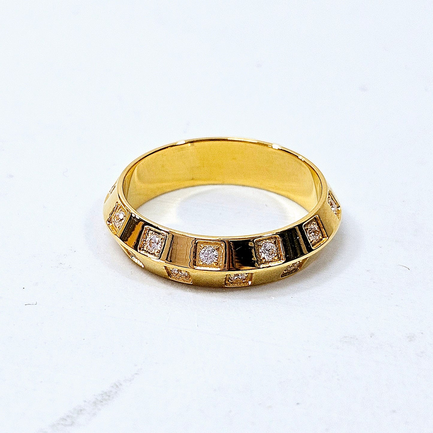 Aztec Double Stoned Ring