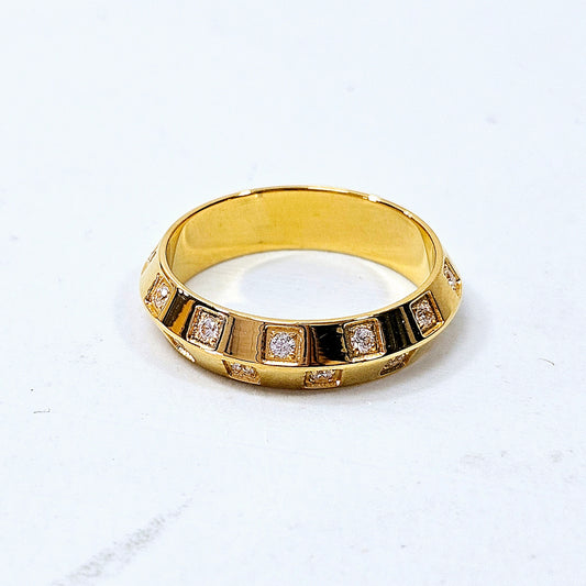 Aztec Double Stoned Ring