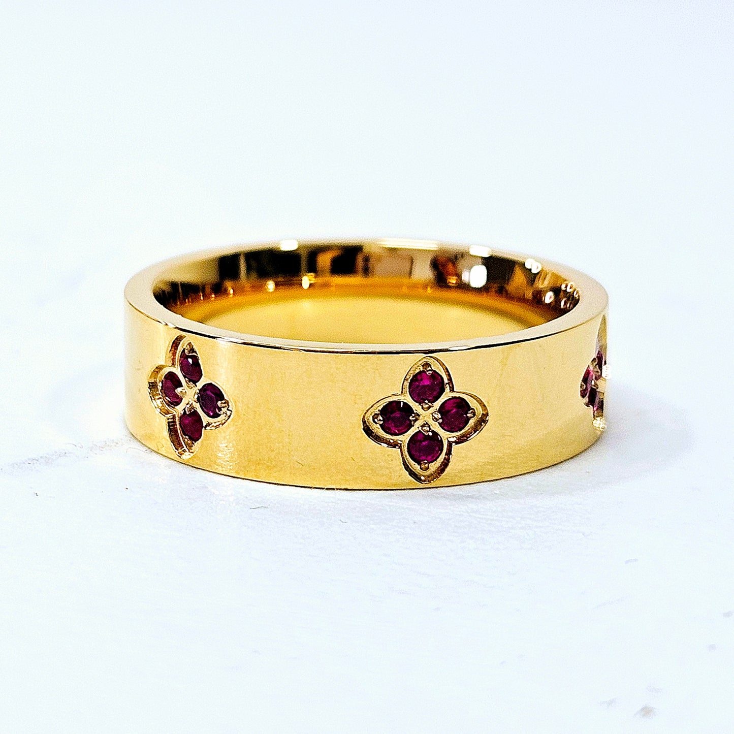 Designer Burgundy Ring