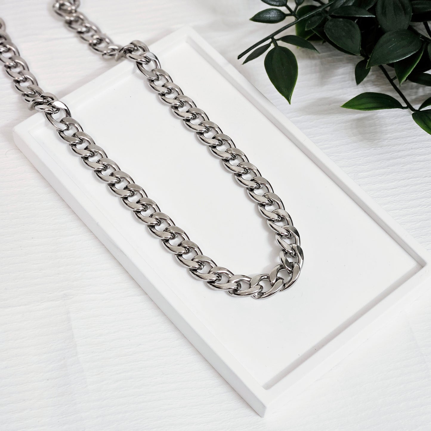 Thick Cuban Chain - Silver