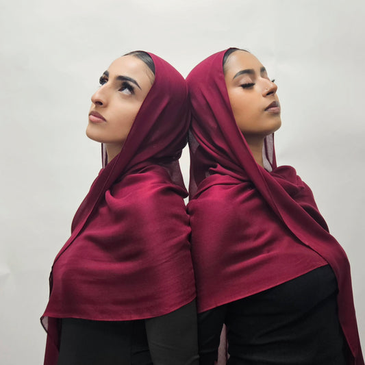 Premium Bamboo Modal - Burgundy