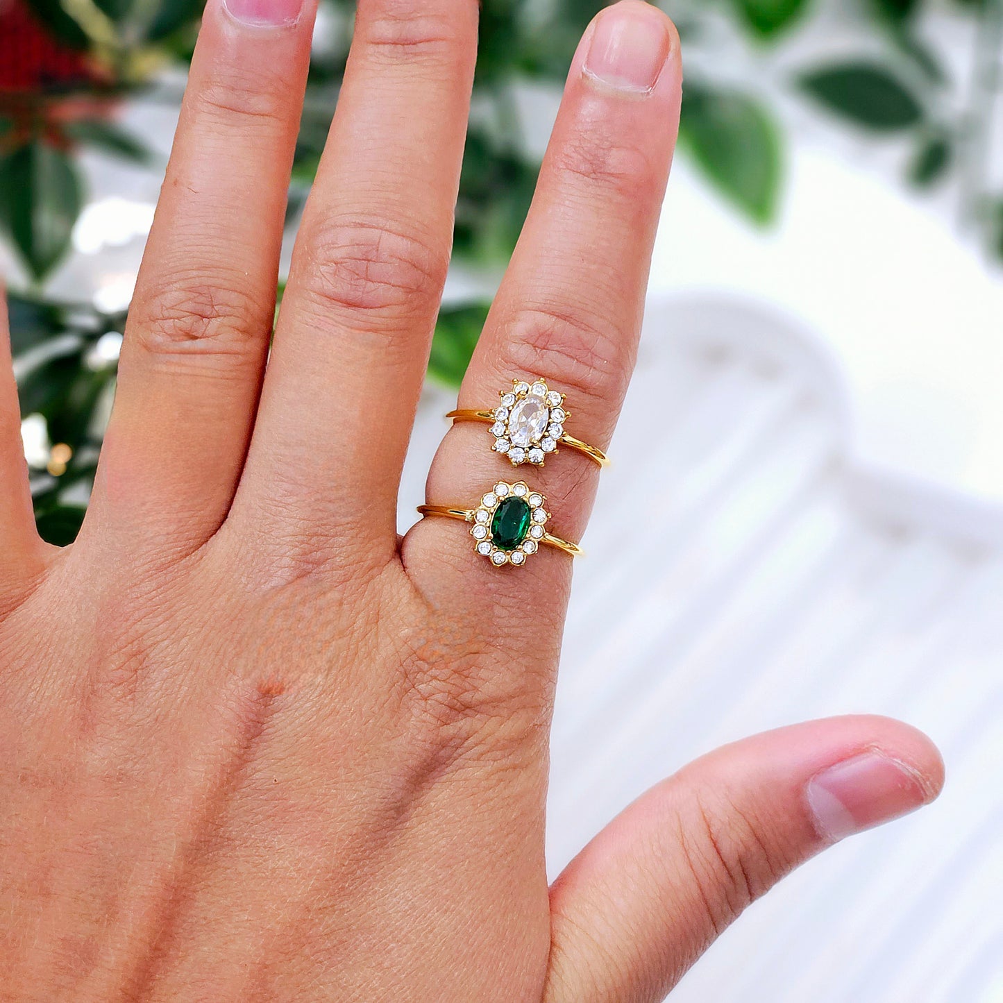 Crowned Sunflower Ring