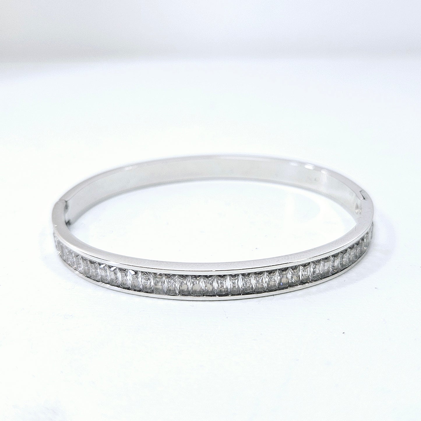 Bling Snap Cuff Silver