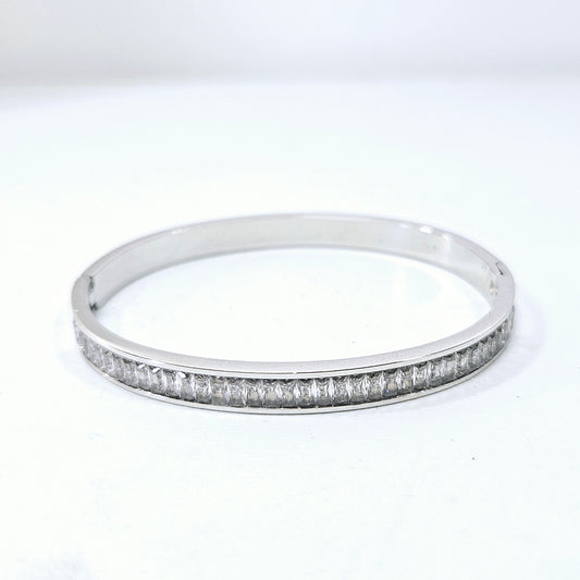 Bling Snap Cuff Silver