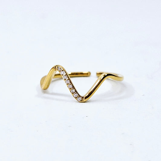 Thin Starlight Gem Ring