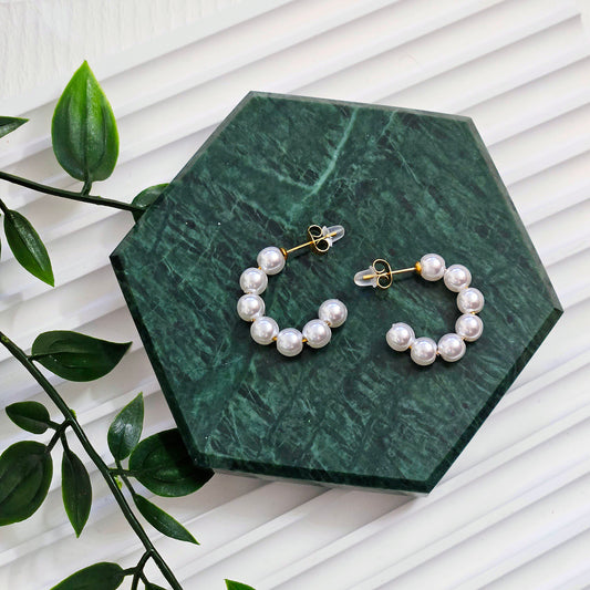 Crystal Pearl Earrings