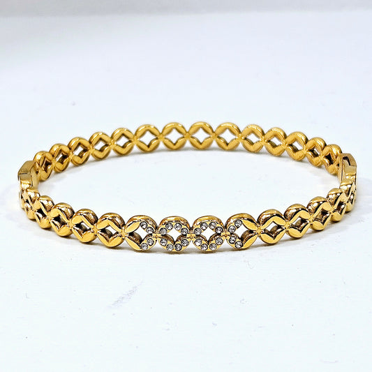 Braided Ridged Snap Cuff
