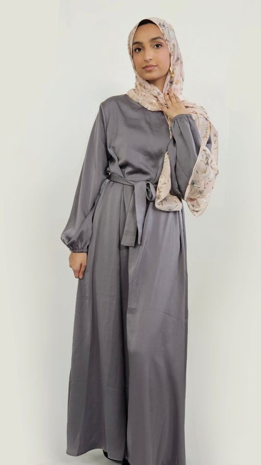 Soft Abaya - Dark Grey