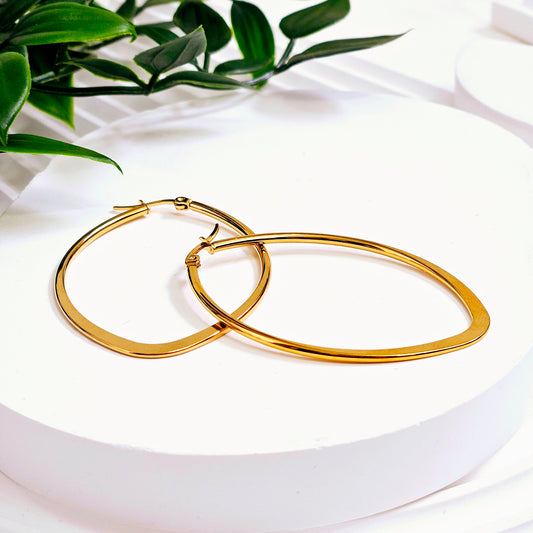 Kite Flat Statement Earrings