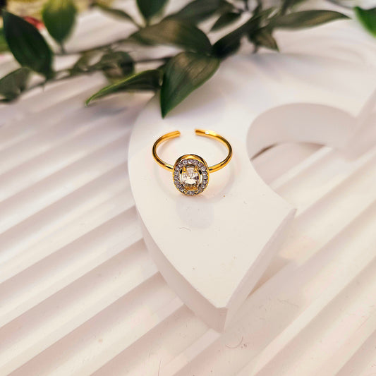 Oval Gem Ring