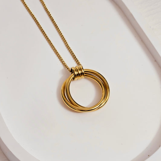 Circle Statement Necklace