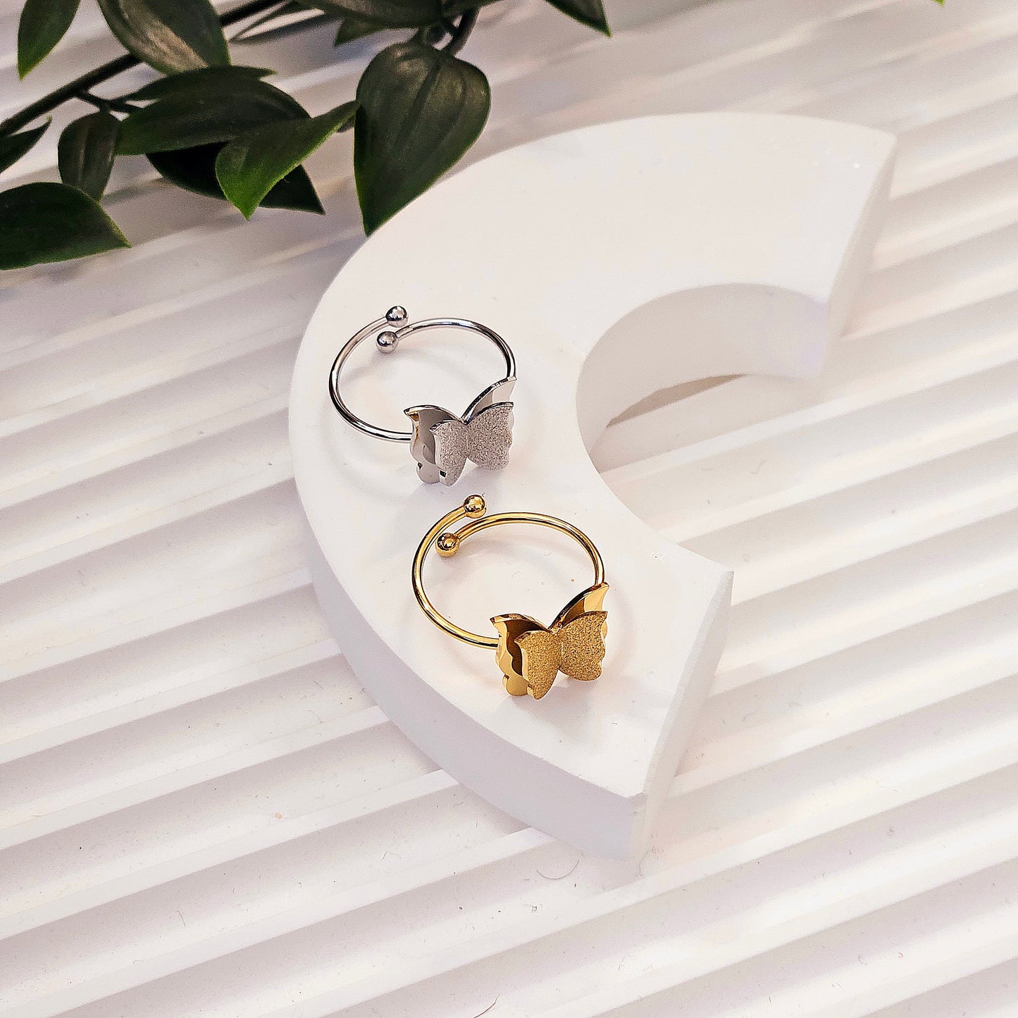 Butterfly Adjustable Ring