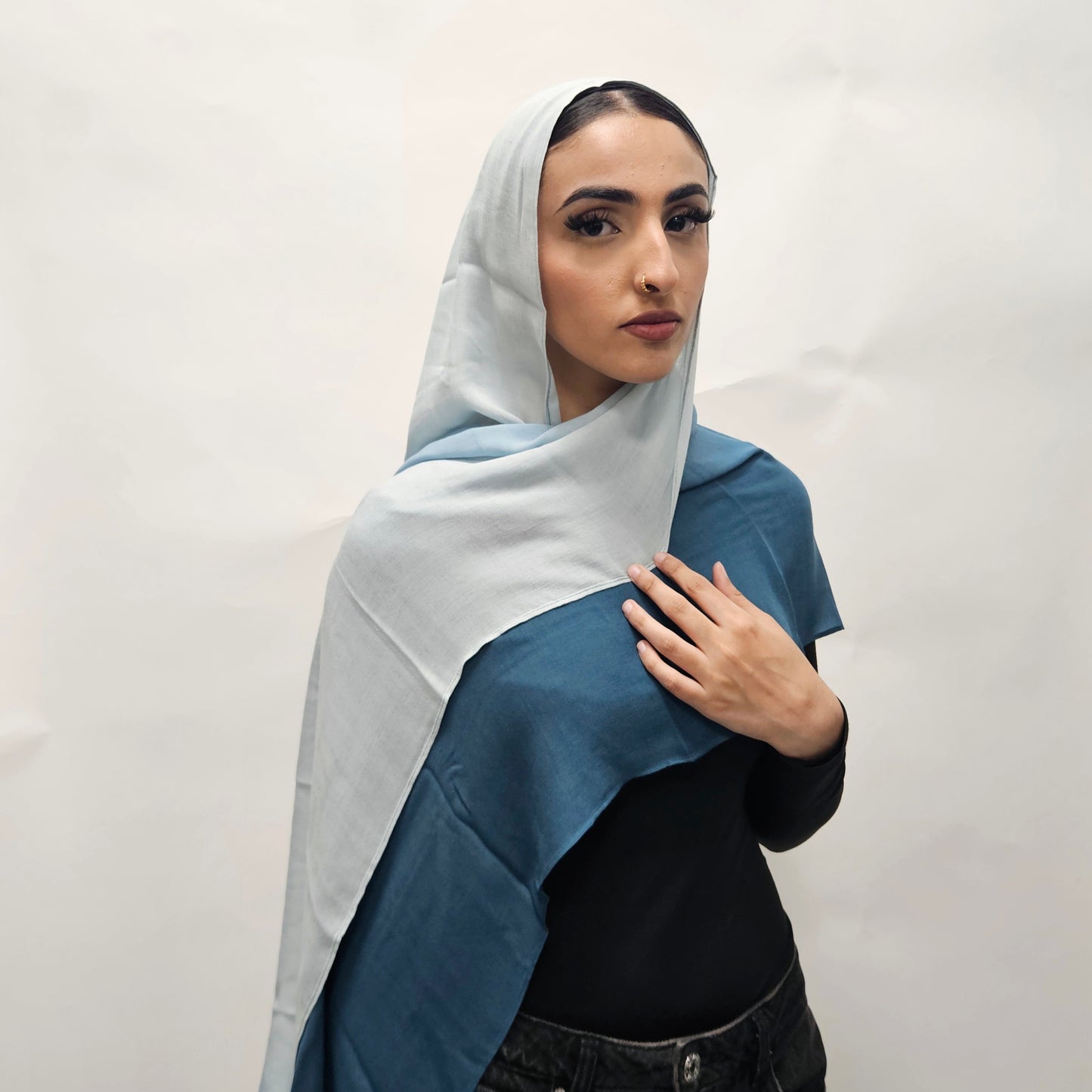 Blue Ombre - Printed Modal