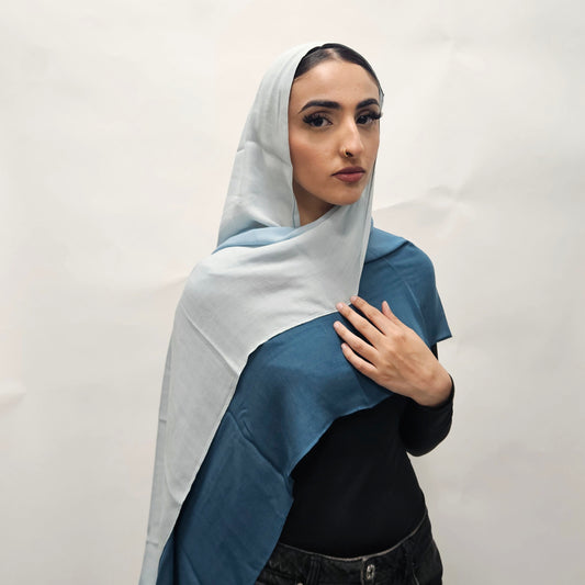 Blue Ombre - Printed Modal