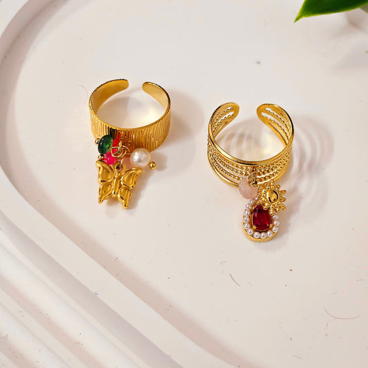 Dangling Charms Ring