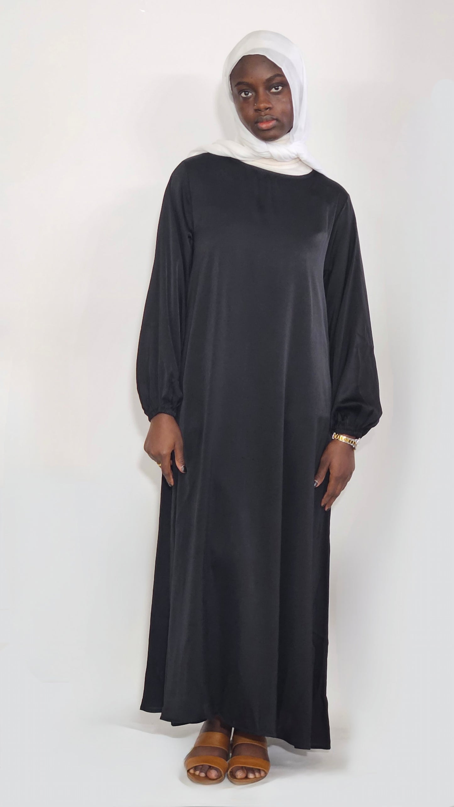 Soft Abaya - Charcoal Grey