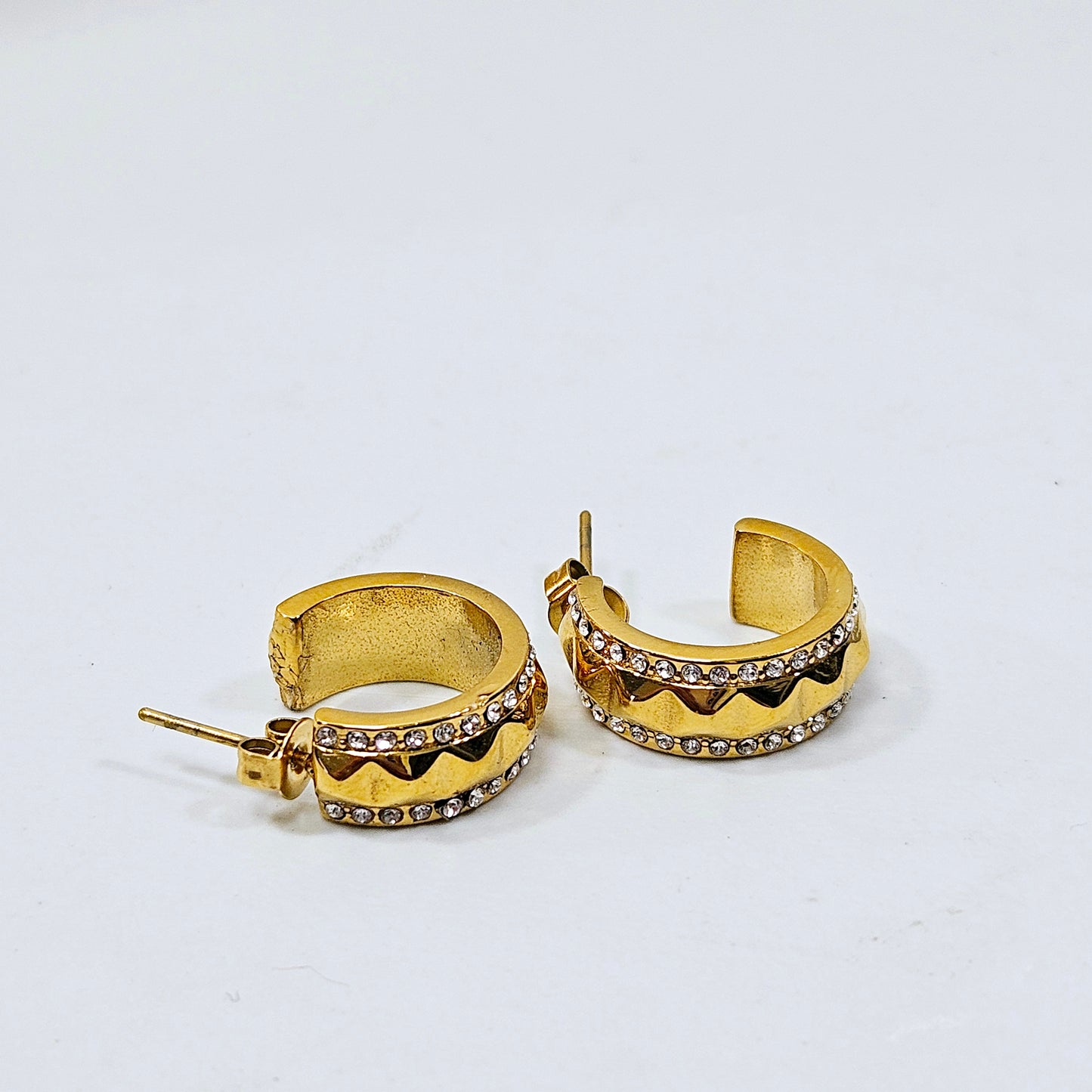 Eastern C Earrings Small