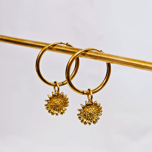Classic Sunflower Earrings