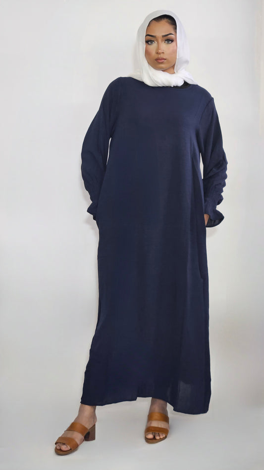 Everyday Abaya - Navy Blue