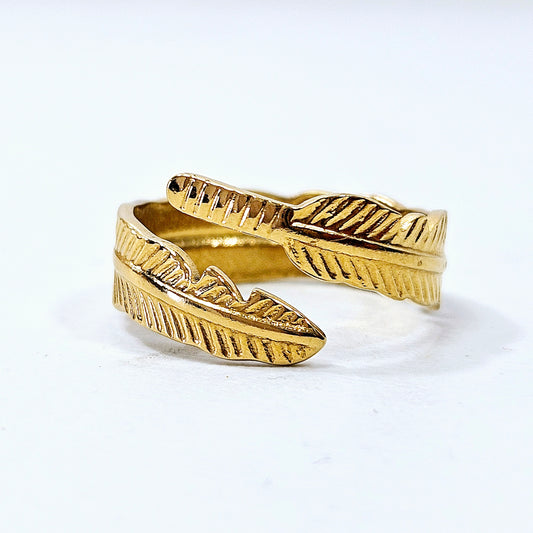 Leaves Adjustable Ring