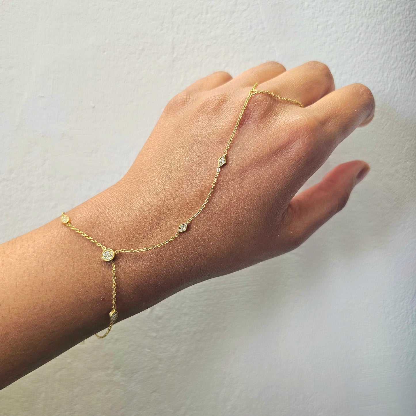 Aurora Hand Chain- Gold