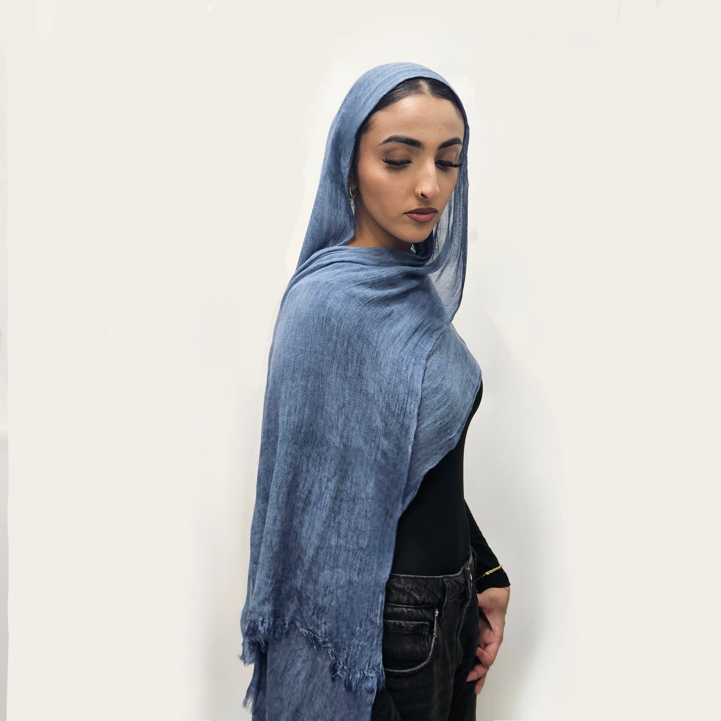 Denim - Crinkle Modal